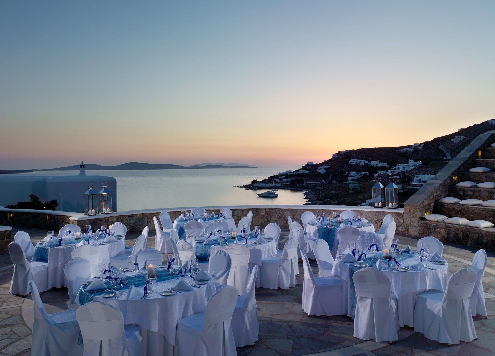 Mykonos Grand Hotel & Resort Agios Ioannis Diakoftis Ristorante foto